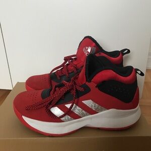 Adidas High Top Cross Em Shoes - US 6 Youth/UK 5.5